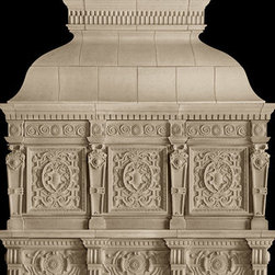 Devon Mantel with Overmantel - Fireplace Mantels