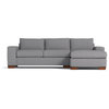 Apt2B Melrose 2-Piece Sectional, Mountain Gray, Chaise on Right