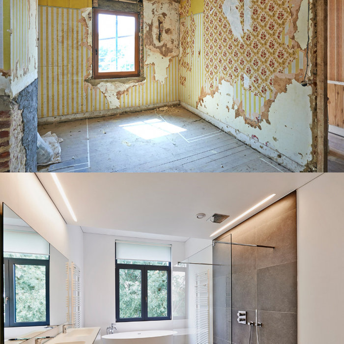 Renovation Before and After