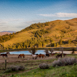 Patterson Mountain Afternoon View - Artwork