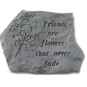 "Friends Are Flowers" Garden Stone