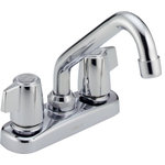 Delta - Delta Classic Two Handle Laundry Faucet, Chrome, 2133LF - Features: