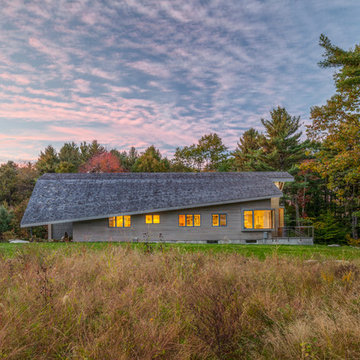 Modern Sustainable Maine House, aka Zigzag House