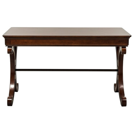 Brookview Traditional styled Wood Writing Desk in Cherry Finish