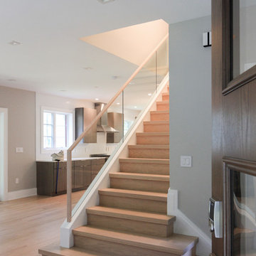 Project #60 | Contemporary Staircase with Frameless Glass