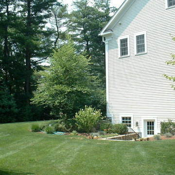 Before - Blank expanse of house