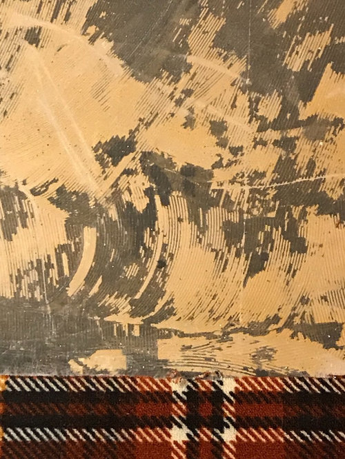 Bat Carpet Black Foam Backing Asbestos