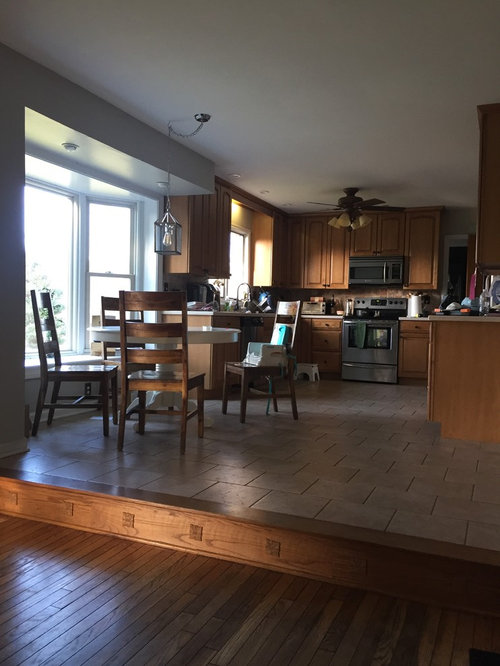 Rug under breakfast table?