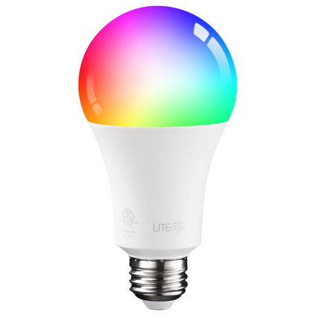 A21 Smart 2000K-5000K RGBCW Changing Light Bulbs, WiFi and Bluetooth