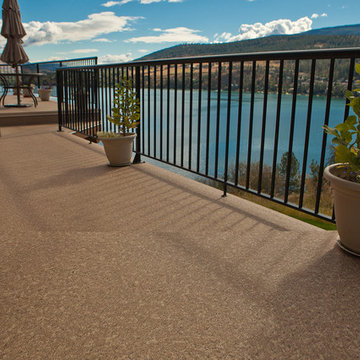 Tufdek Vinyl Decking | Supreme Walnut Installation