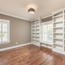 bookshelves/wall color