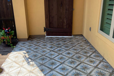 Outdoor Patio Tile Installation
