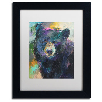 "Art Bear" by Richard Wallich, Matted Framed Art