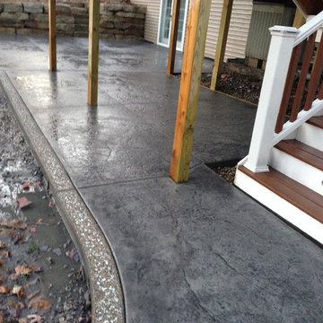 Glow-in-the-Dark stamped patio