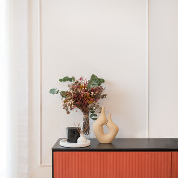 MUEBLE TV CON FRENTE EN TERRACOTA
