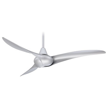 Minka Aire Wave 52 in. Indoor Silver Ceiling Fan