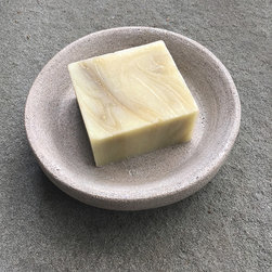 Hand-Carved Limestone Soap Dish - Soap & Lotion Dispensers