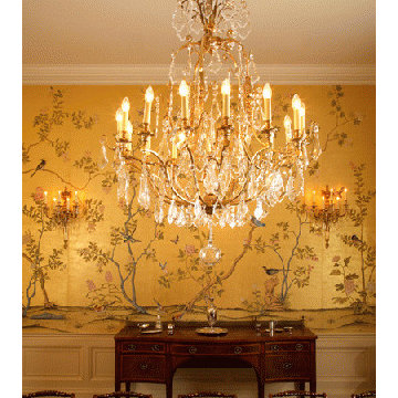 hand painted wallpaper project show
