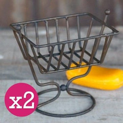 Metal Cradle Basket - Home Decor