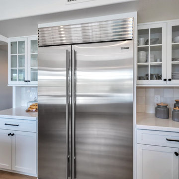 Transitional Kitchen Remodel with Two Tone White Oak