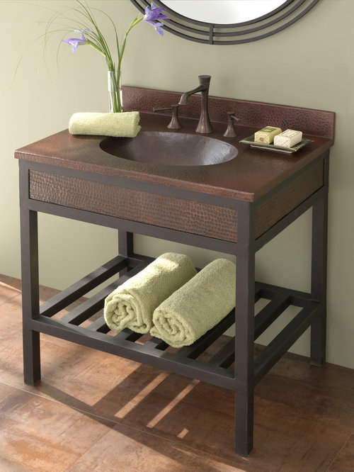 Badezimmer mit Kupfer-Waschbecken/Waschtisch Ideen, Design & Bilder | Houzz