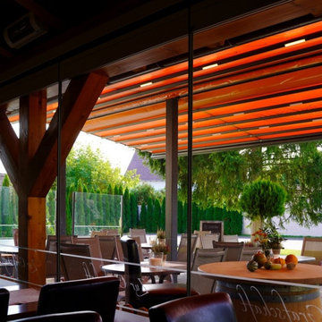 Terrassenüberdachung für das Oberlausitzrestaurant „Zur Grafschaft“