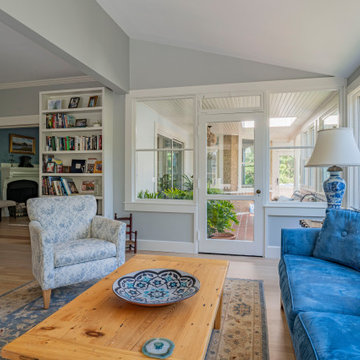 Bright Living Room with Sunroom Access – Manchester-by-the-Sea MA