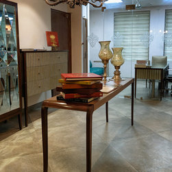Metaphor | Long, Slender Console Table with Curved Legs - Home Office Furniture