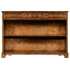 Bookcase JONATHAN CHARLES NOTTINGHAMSHIRE Rustic Light Burr Oak New