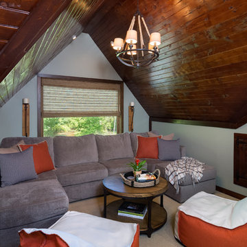 Rustic New Jersey Den