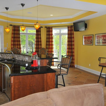 A New Outdoor Living Area, Wine Room, Kitchen, and Exercise Room