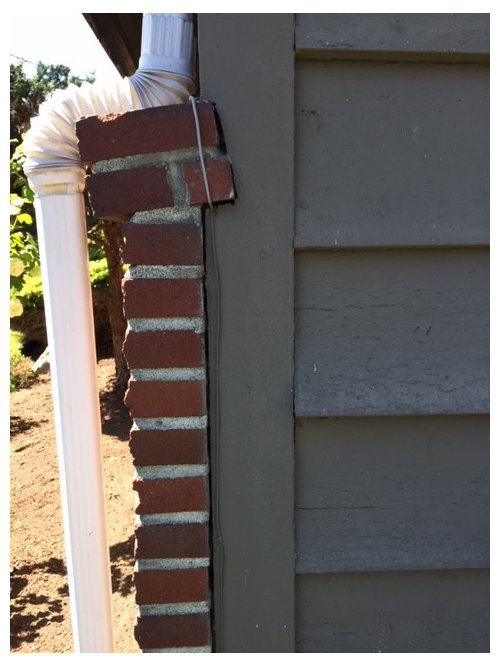 Replacing exterior brick facing with tile