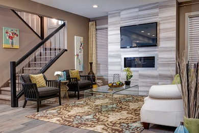Home design - contemporary home design idea in Calgary