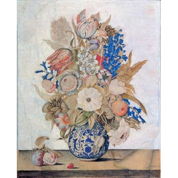 "Florentine Vase of Flowers" Print, 8"x10"