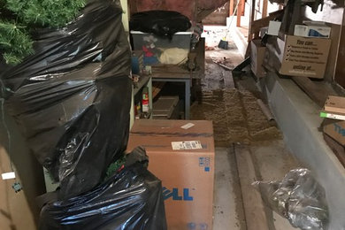 Before - Clean out of basement and garage