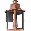 Quoizel CM8410AC Chalmers 2 Light Outdoor Lantern in Aged Copper