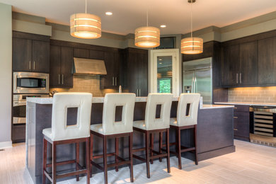 Example of a classic kitchen design in Omaha