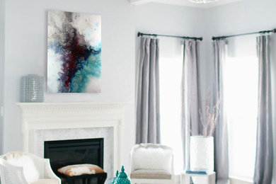 Decorate with White Art
