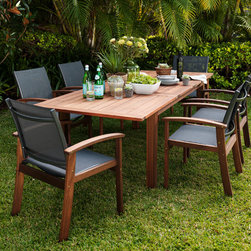 PAPERBARK EXTENSION TABLE & OASIS DINING CHAIRS - Products