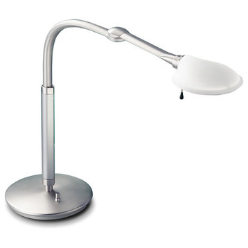 1-Light Table Lamp Suite Collection, Satin Nickel