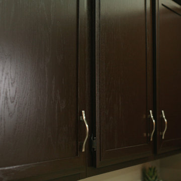 Dark Stain Cabinetry