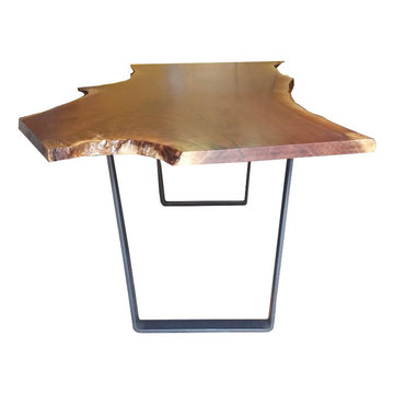 Beautiful live edge walnut dining table