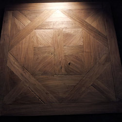 Walnut Bordeaux Pattern- Custom Hand-scraped - Hardwood Flooring