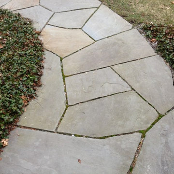 Irregular Bluestone Walkway