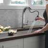 Delta Pivotal Kitchen Faucet With Touch2O, Arctic Stainless, 9193T-AR-DST