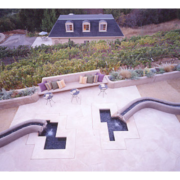 Private Vineyard Estate - Silicon Valley Waterfeature