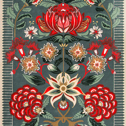 Waratah Wonderland by House Of Heras - Rugs
