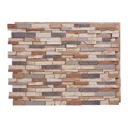 147-36-EVEREST DEEP SLATE STACKED WALL PANEL - 36"H - Wall Panels