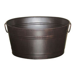 Oval Beverage Bin, Oil Rubbed Bronze - Serveware