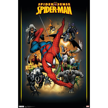 24x36 Spider-Man Adversaries Poster, Premium Unframed